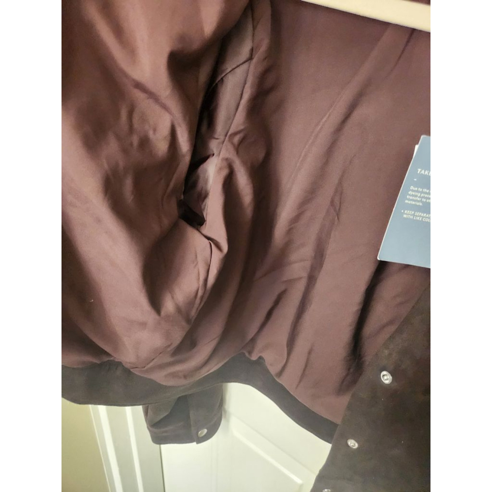 Universal Thread Brown Faux Suede Cropped Jacket XL - Picture 12 of 14